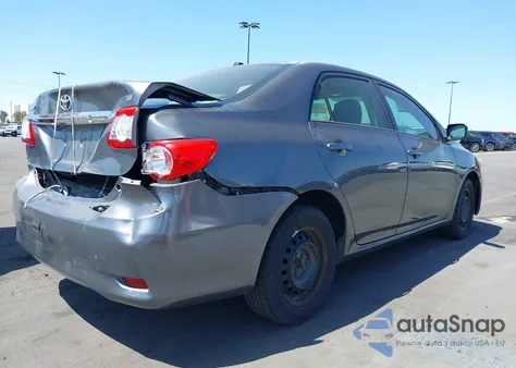 2011 Toyota Corolla Le z USA, uszkodzony, nr VIN 2T1BU4EE2BC536014